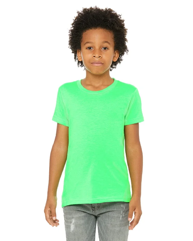 Bella+Canvas Youth Short Sleeve T-Shirt | Neon Green