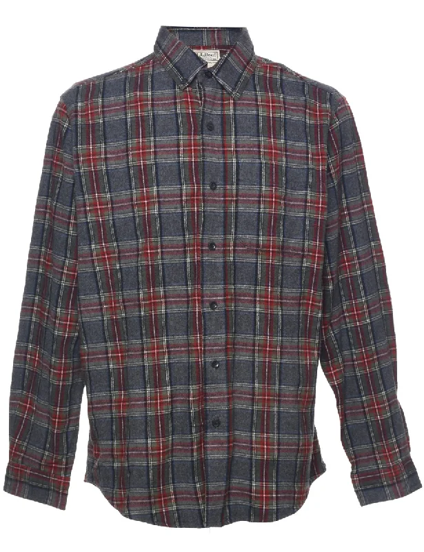 L.L. Bean Checked Shirt - M