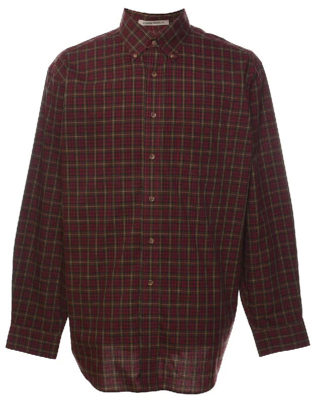 L.L. Bean Checked Shirt - L