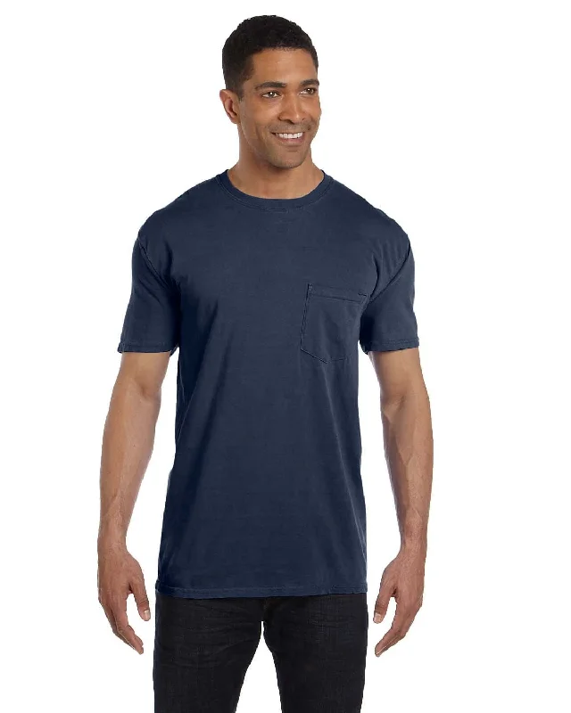 Comfort Colors Garment-Dyed Pocket T-Shirt | True Navy