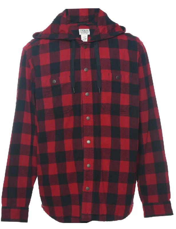 L.L. Bean Checked Shirt - L