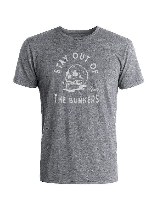 Bad Bunkers Tee - Steel Heather (Salt)