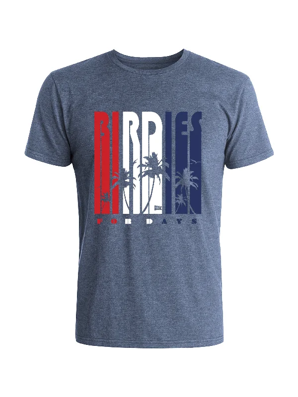 Birdies For Days Tee - Navy Heather