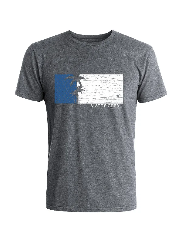 Freedom Tee - Steel Heather (Mariner/White)