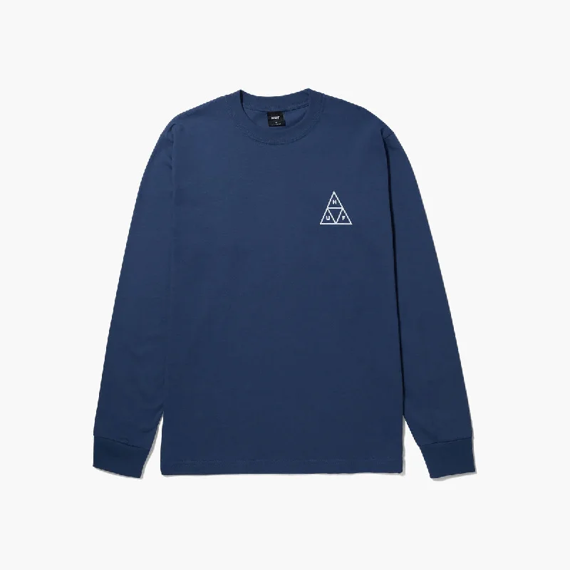 Huf Set Triple Triangle L/s T- Navy