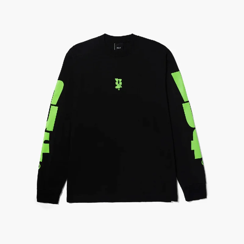 Megablast Stretch L/s Tee Black