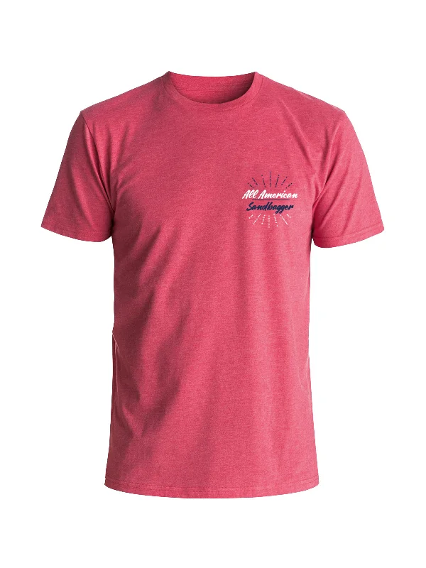 Neux All-American Tee - Red Heather (White/Patriot)