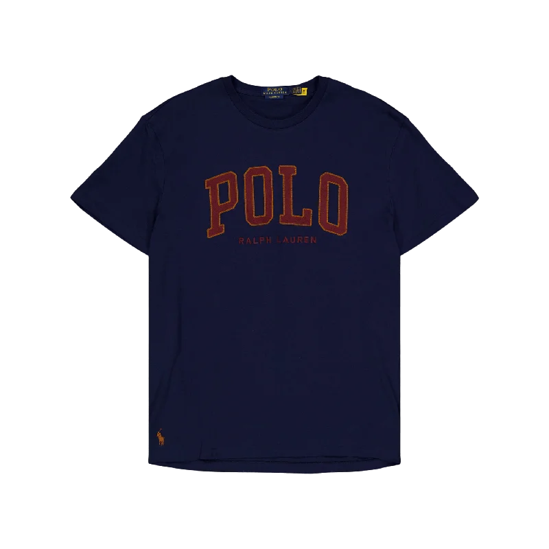 Classic Fit Logo Jersey T-Shirt Cruise Navy