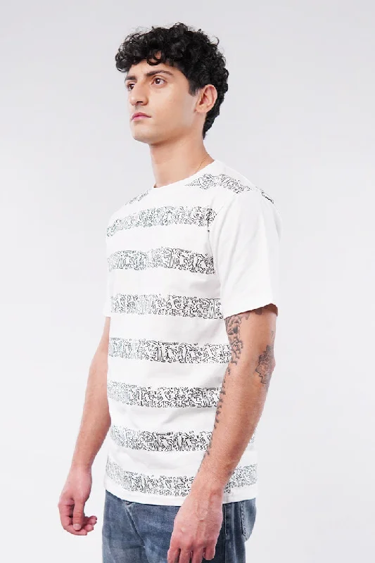 Printed T-Shirt - White